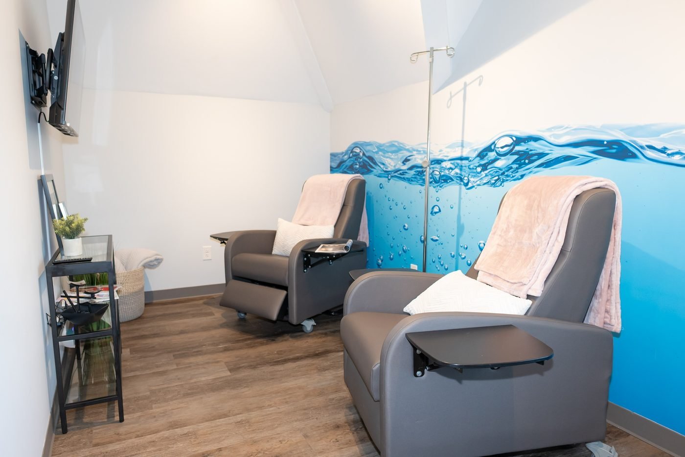 A treatment room at TruWellness in Newburyport